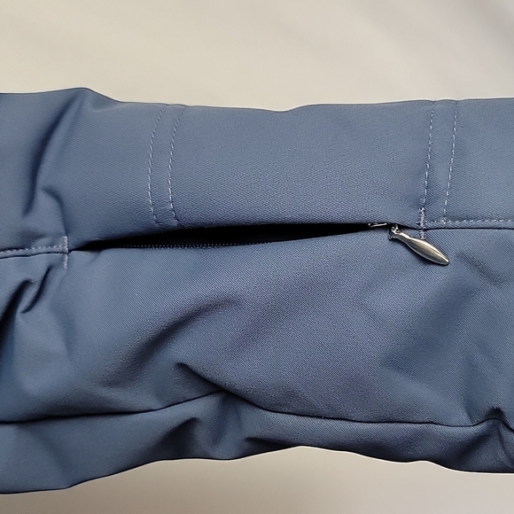 Obermeyer Hooded Winter Jacket Slate Blue Size 4 - Picture 10 of 16